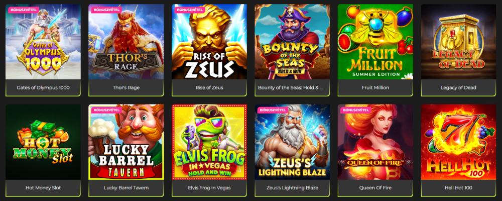 Betovo kaszinó játékok