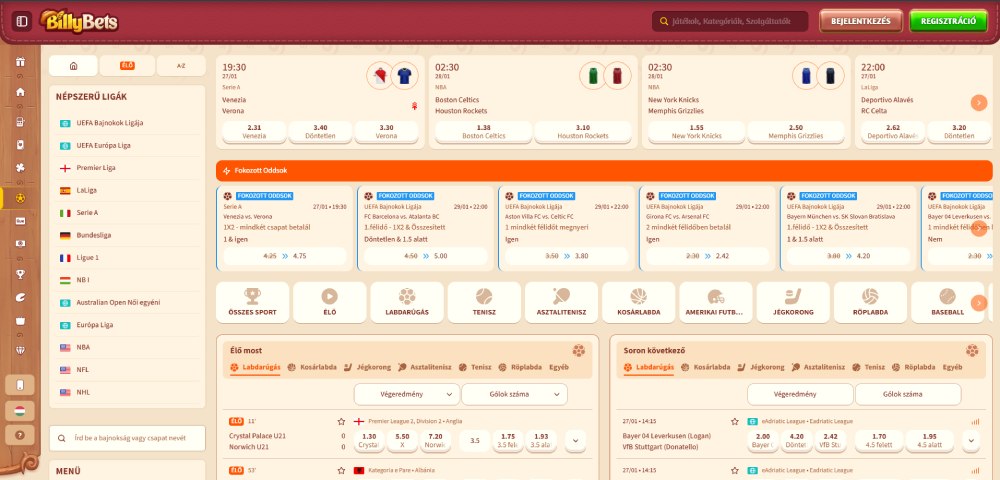 BillyBets Magyarországon