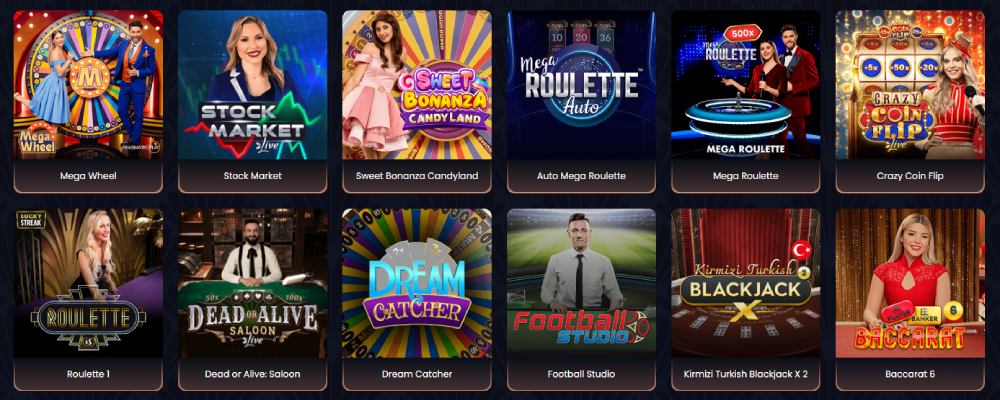 GreatSpin kaszinó élő játékok