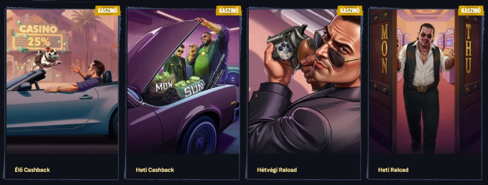 Mafia Casino bónusz