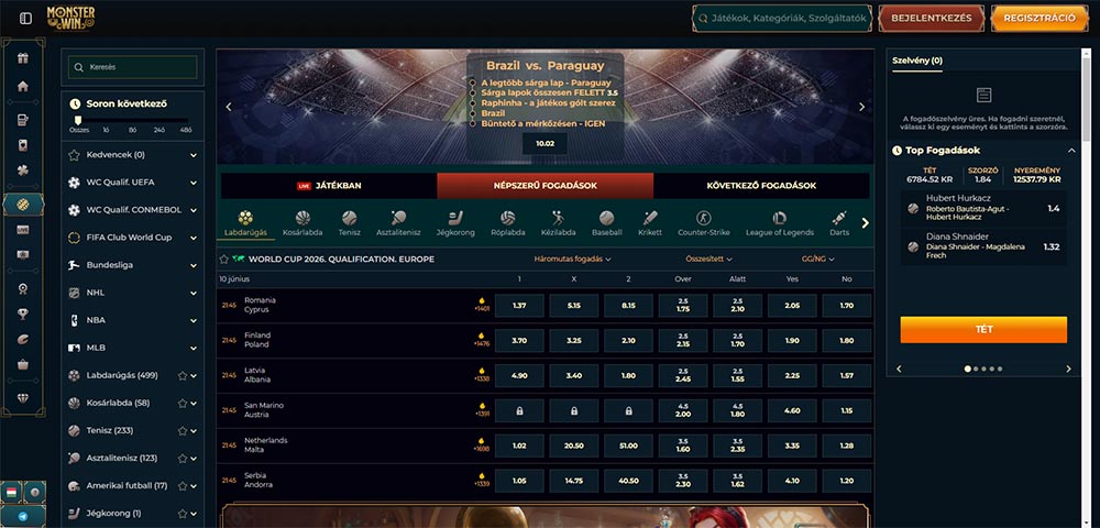 MonsterWin Magyarországon