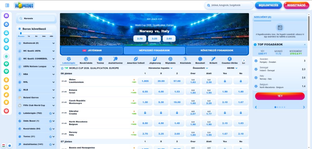 Nomini Magyarországon