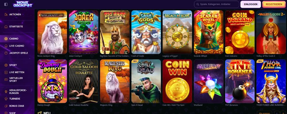 NovaJackpot casino