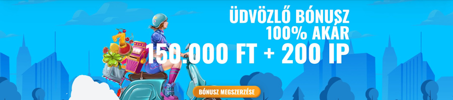 Ohmyspins casino üdvözlő bónusz