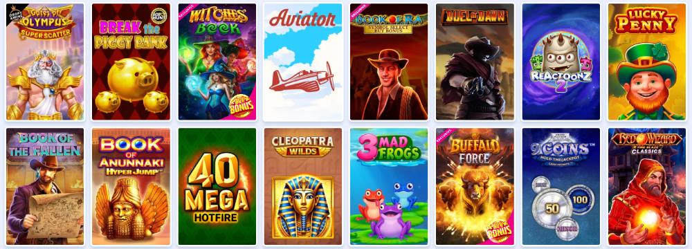 OnlySpins kaszinó játékok