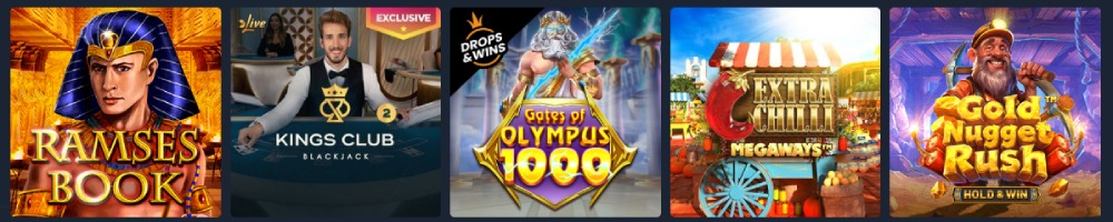 PureBets kaszinó játékok