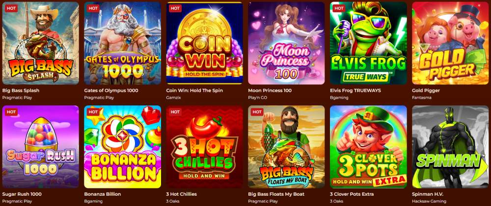 Vegazone Casino Slots