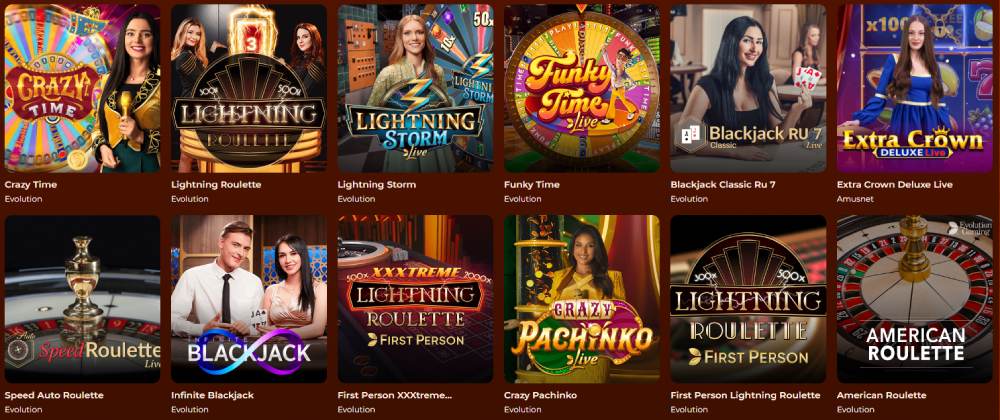 Vegazone Live Casino