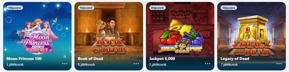 Vera&John kaszinó játékok