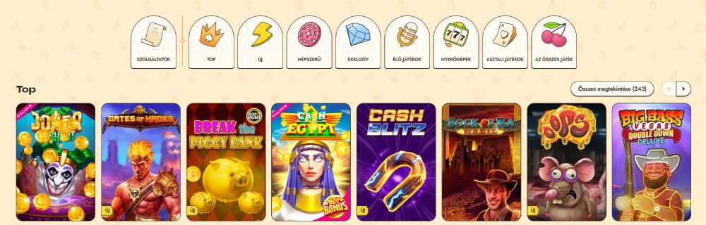 Vinyl kaszinó játékok