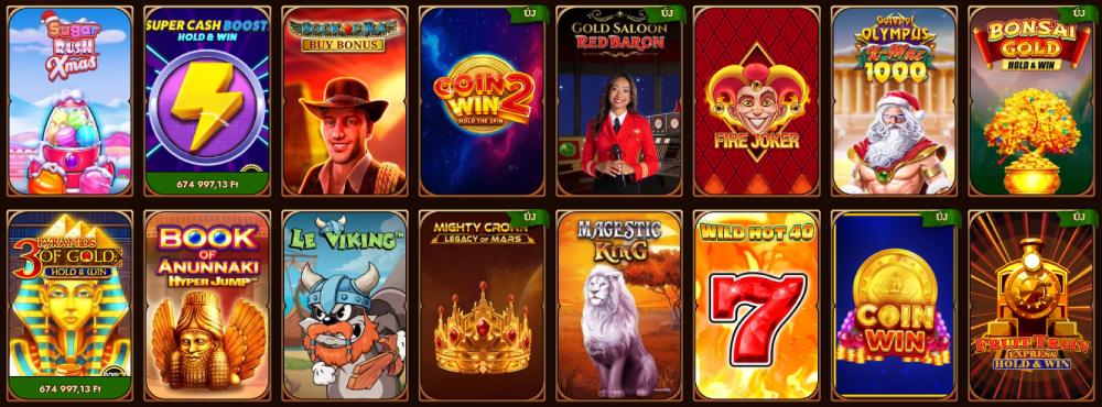 WildRobin kaszinó játékok