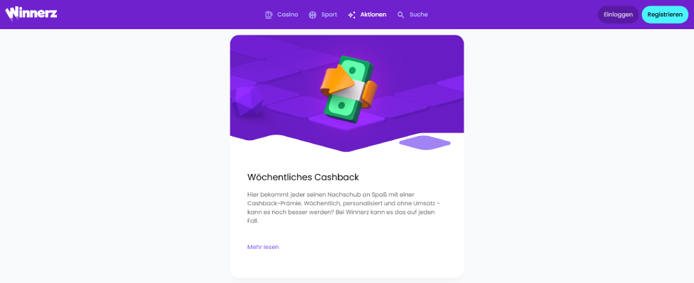 Winnerz Casino Bonus