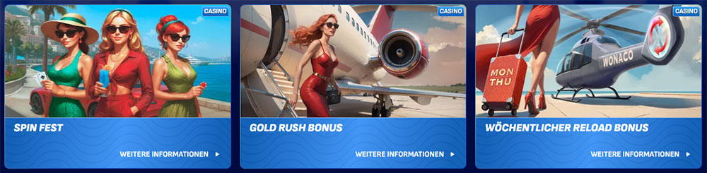 Wonaco Casino Bonus