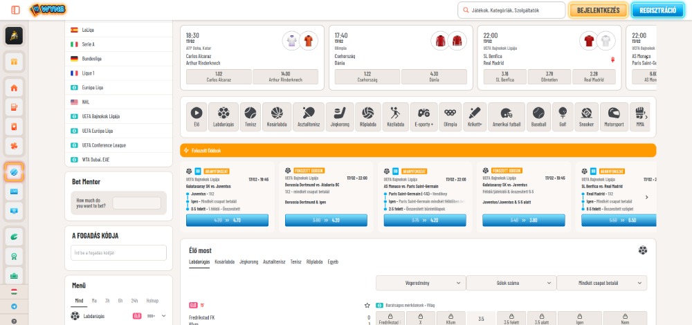 Wyns Magyarországon